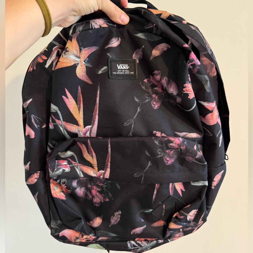 Vans Floral Pattern Backpack - image 1